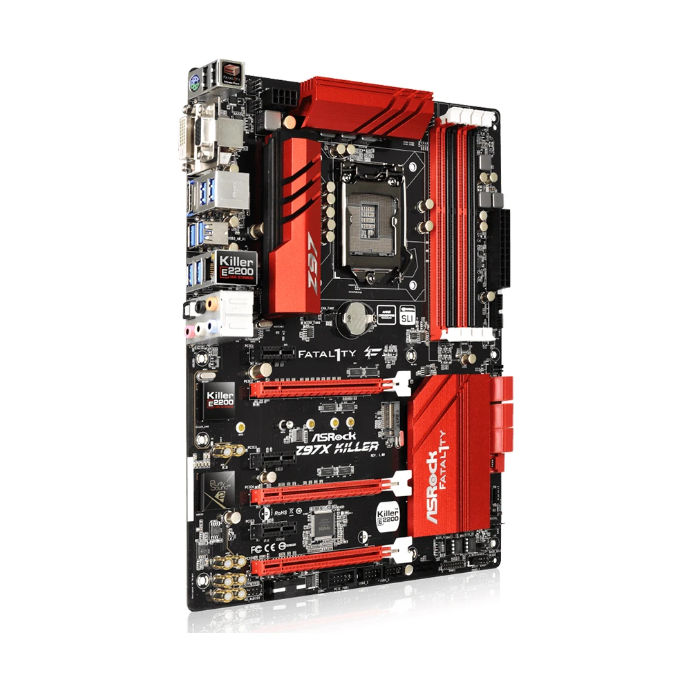 ASRock Fatal1ty Z97X Killer Motherboard Intel Z97 LGA1150 Support i7-4770 4690 4370 4130 4790 CPU 4xDDR3 3200MHz 32GB M.2 ATX