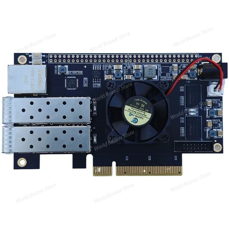 

XC7K325T Макетная плата PCIe 10-гигабитный SFP оптическое волокно Гигабитный сетевой порт DMA Kintex7 Превращает XC7A200T