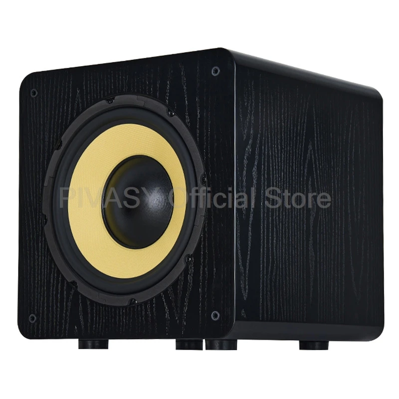 150W 10 Inch Active Bookshelf Speaker Wooden 12Inch Home Theater Subwoofer Hifi High Power LoudSpeaker for Computer Audio System