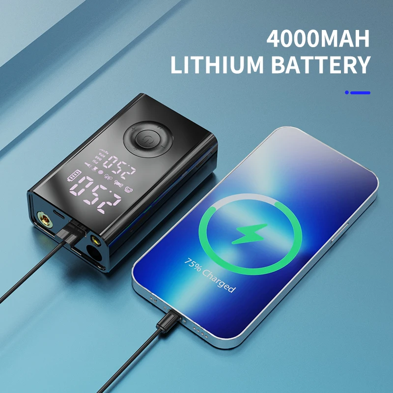 SOS Light Power Bank Rechargeable Cycling Bike Scooter Balls Inflator Wireless Handheld Inflation Car Tyre Pump