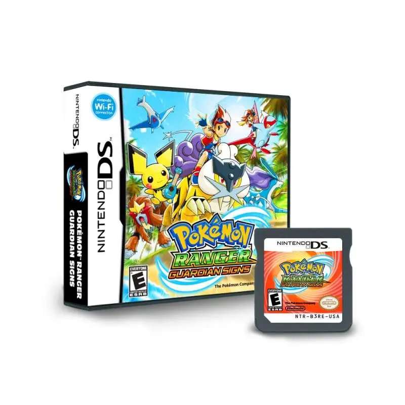 Nuova cartuccia di gioco NDS scheda Console per videogiochi serie Pokemon bianco nero argento Glod Ranger Conquest Collection giocattoli regalo