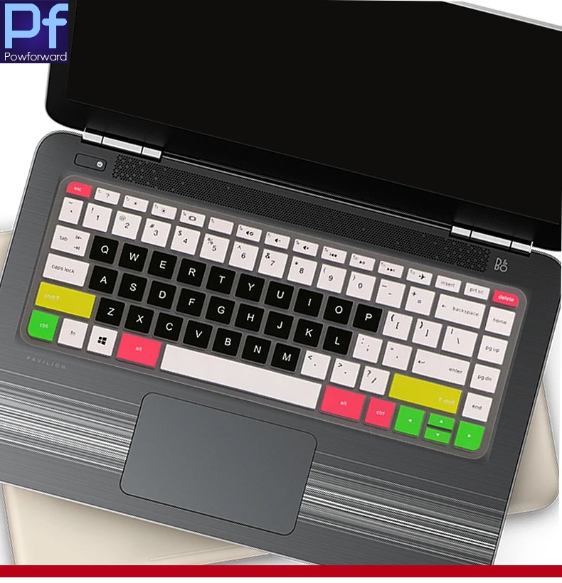Capa de pele para teclado de laptop de 13 polegadas para HP pavilion 13 X360 conversível 13-U104la 13-U102ng 13-u151tu 13-u003la 13,3 polegadas