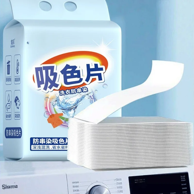 Color Catcher Sheets Anti Dyeing Large Size Hanging Type Laundry Sheets for Washing Machine Mixed Clothes Washing Laundry