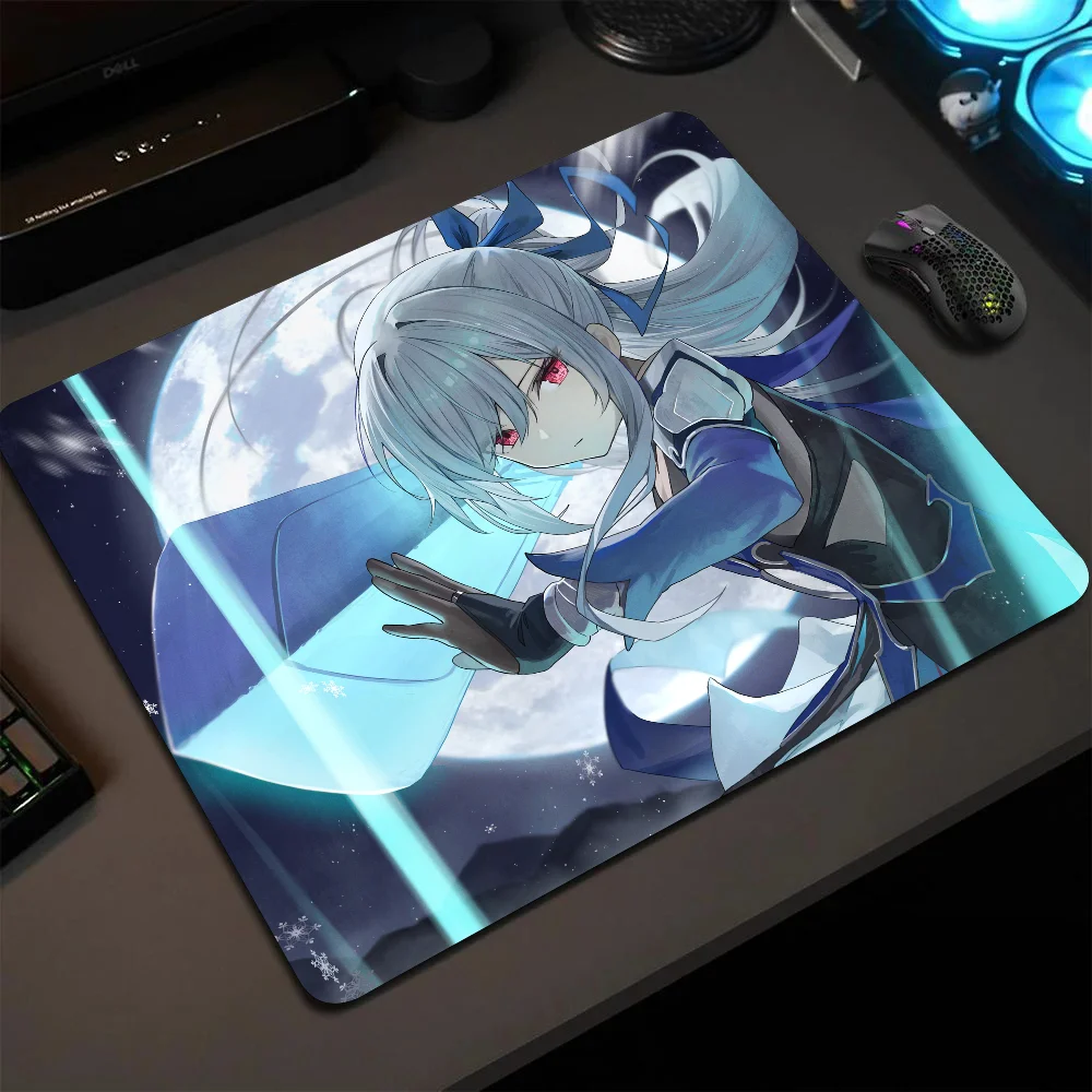 

Jingliu Honkai Star Rail Impact Mousepad Small LockEdge Mouse Pad For Gamers Computer Desk Pad Rectangular Anti-slip Rubber