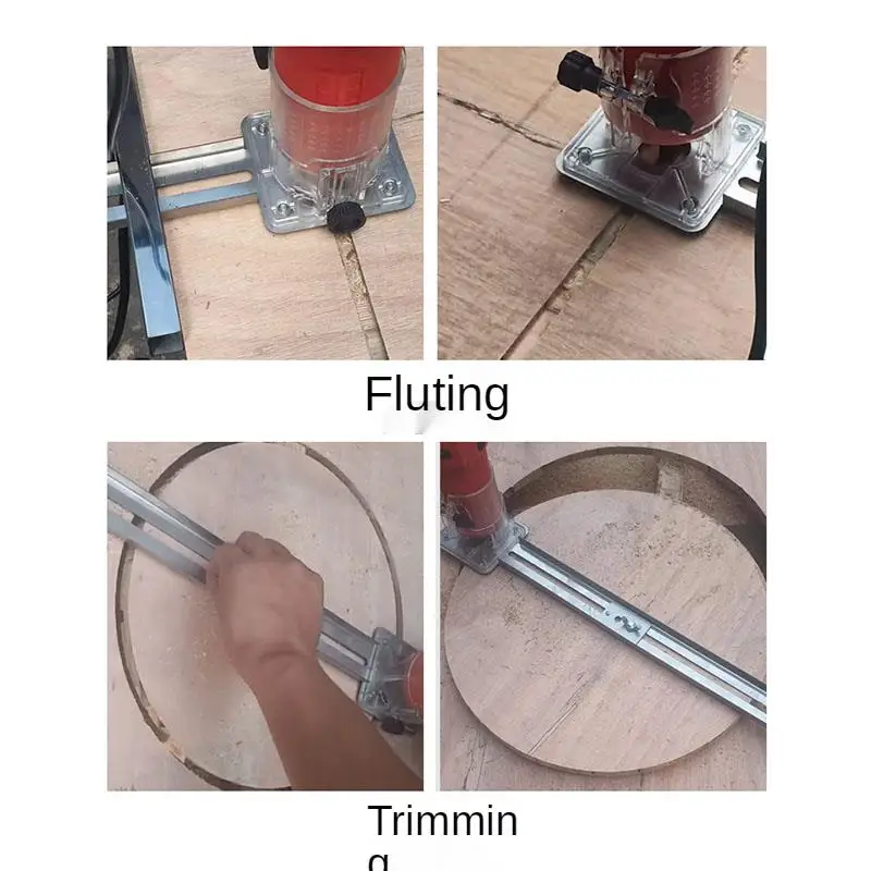 Триммер, направляющая для кромок, позиционирование, инструмент для разделочной доски, открывалка для отверстий, деревообрабатывающий фрезерный станок, круговая фреза, паз, hOT