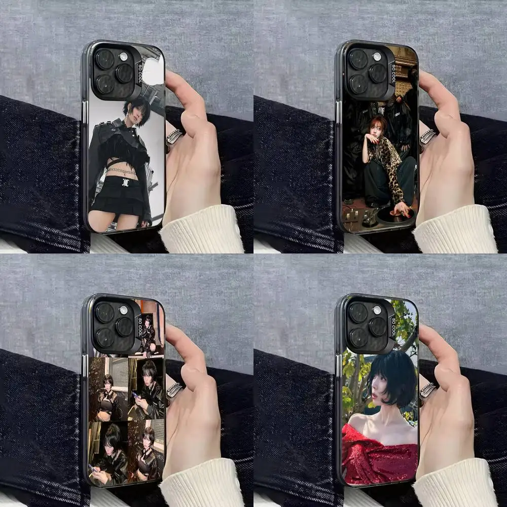 

Kim Min J-Jeong W-Winter Phone Case For iPhone 16,15,14,13,12,11,Mini,Pro,E,SE4,XS,MAX Black IMD Box