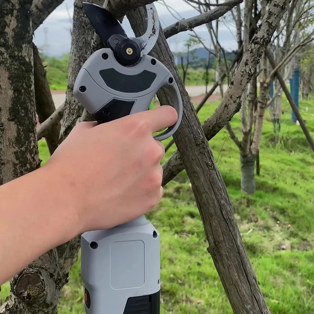 Sécateur électrique Portable, Rechargeable et puissant, ciseaux électriques sans fil efficaces, facile, bleu, 1 batterie