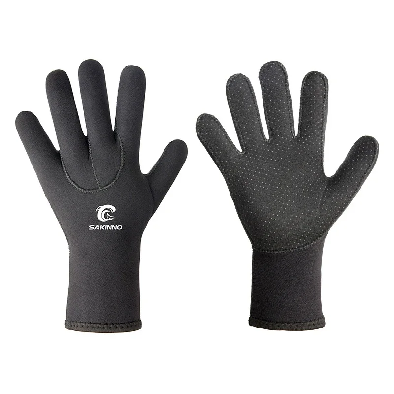 3MM Neoprene Wetsuit Gloves Hand Protectors Winter Swimming Anti-slip Cold-proof Stab-proof Fishing Snorkeling Diving Equipment