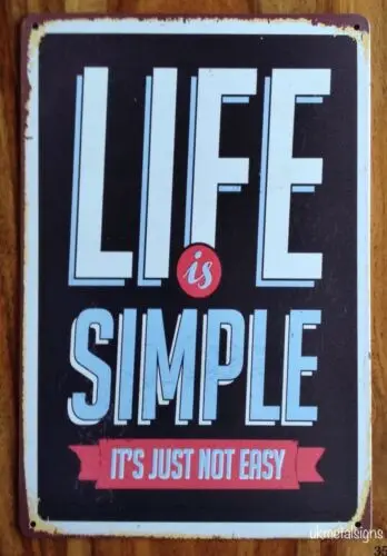 Vintage Style Retro Metal Wall Hanging Sign 