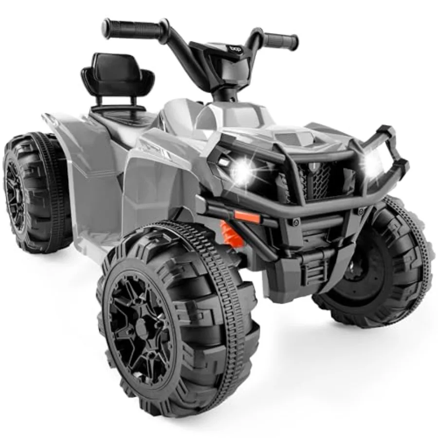 

Best Choice Products 12V Ride-On Electric ATV, 4-Wheeler Quad Car Toy w/Bluetooth o, 2.4mph Max Speed, Treaded Tires, LED Headl