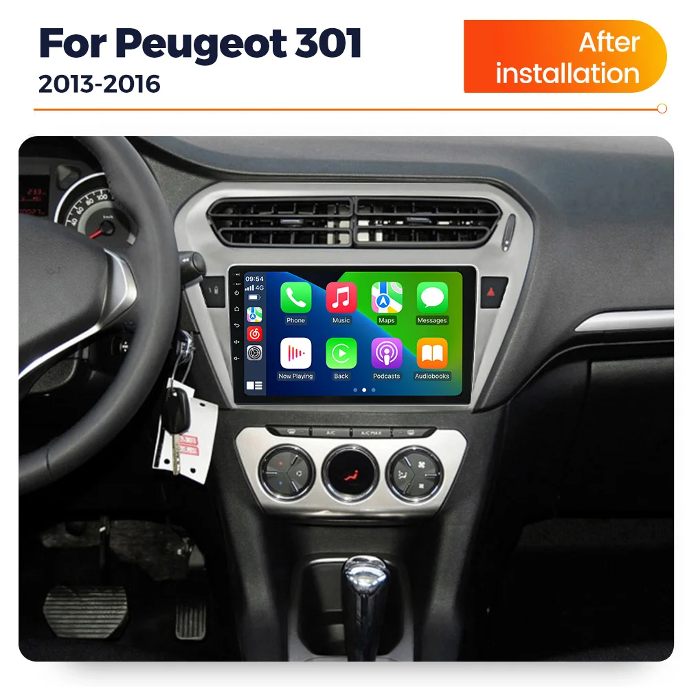 

Android 14 Car Radio For Peugeot 301 Citroen Elysee 2013 2014 2015 2016 2017 2018 Multimedia Player Stereo Carplay 2din Audio BT