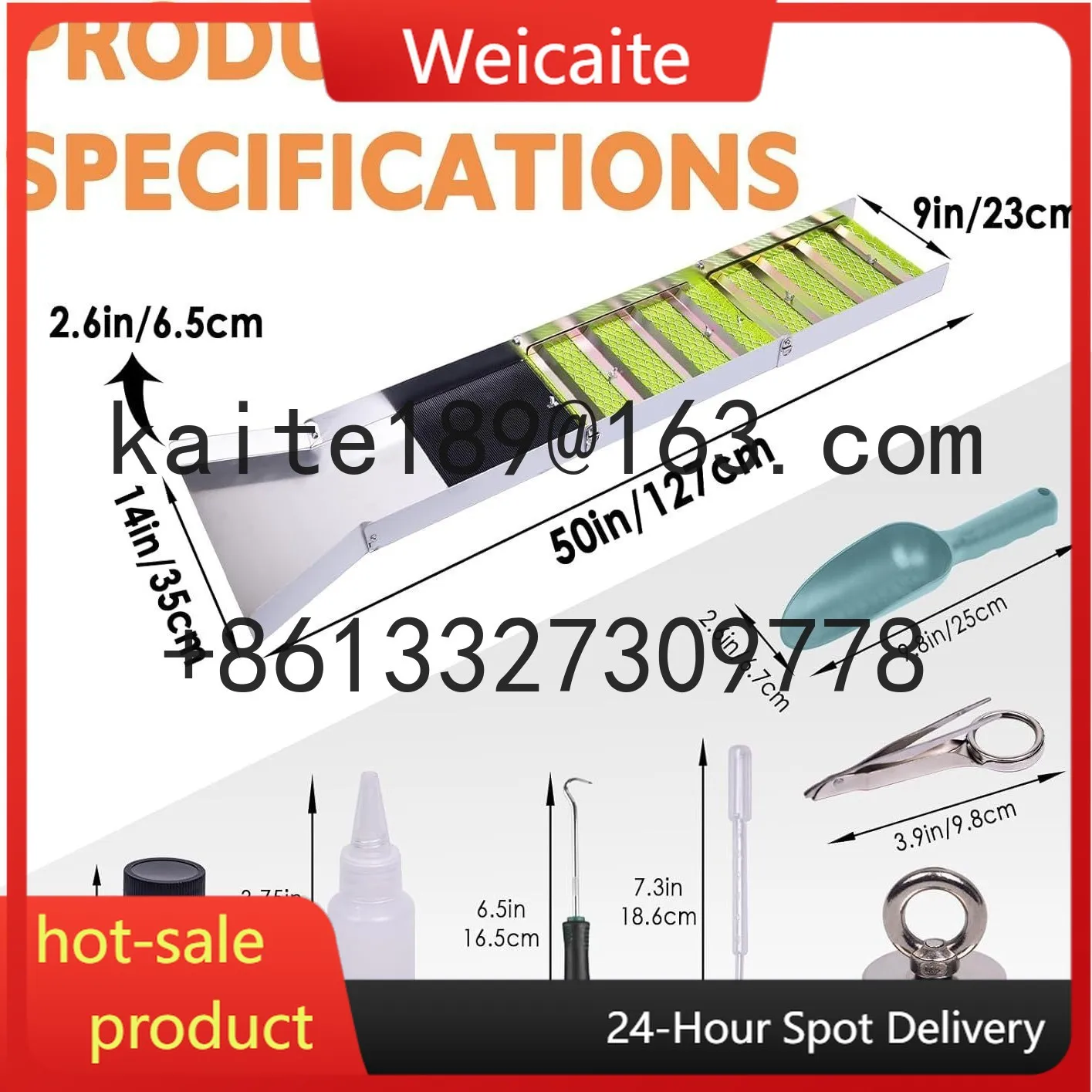 

Rush to the SeaGold tools, gold panning chutes, unpowered selection chutes, rubber gold