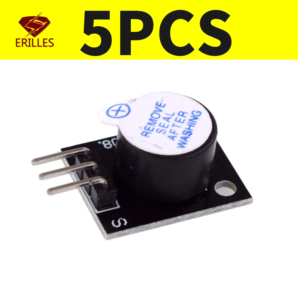 5pcs KY-012 3.5-5.5V Active Buzzer Module for Arduino DIY Starter KIT PC Printer Applicable Accessorie Sensor 37 In 1 Module