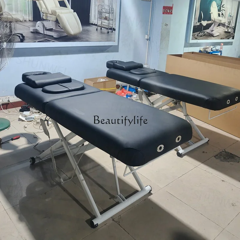 01-Beauty bed Beauty chair Lying flat Massage bed Tattoo salon Beauty spa equipment