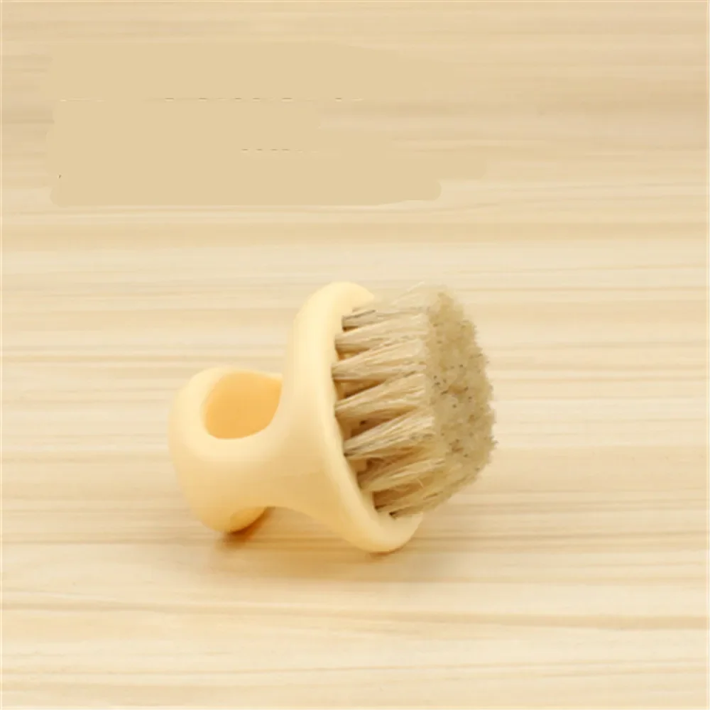 5pcs Brush wenwan brush large  long handle soft walnut walnut olive bodhi manual mane brush