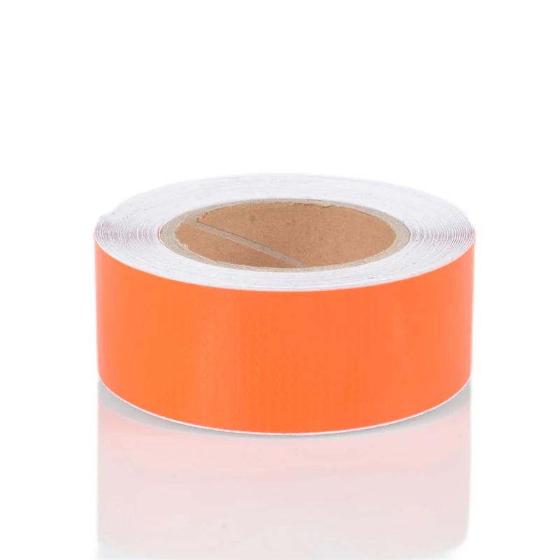 5cm*5M Reflective Tape Safety Warning Orange Reflect Sticker Waterproof Reflectors Protective Strips Film Auto Motorcycle Decals