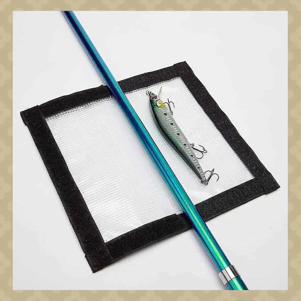 

ABST 8 шт., прозрачная приманка из ПВХ, рыболовный крючок, защитные обертки, чехол, портативная приманка, сумки для хранения рыболовных снастей