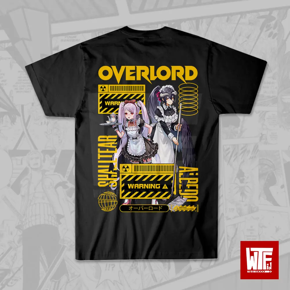 

WTF.ID - OVERLORD - Kaos Anime - T-Shirt Jepang - Streetwear Wibu
