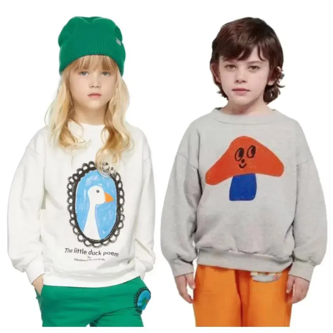 Kids Sweatshirts 2024 Warm Thicken Tops for Boys Girls Fleece Children Hoodies Winter Baby Sweaters Cartoon Casual Toddler Tops