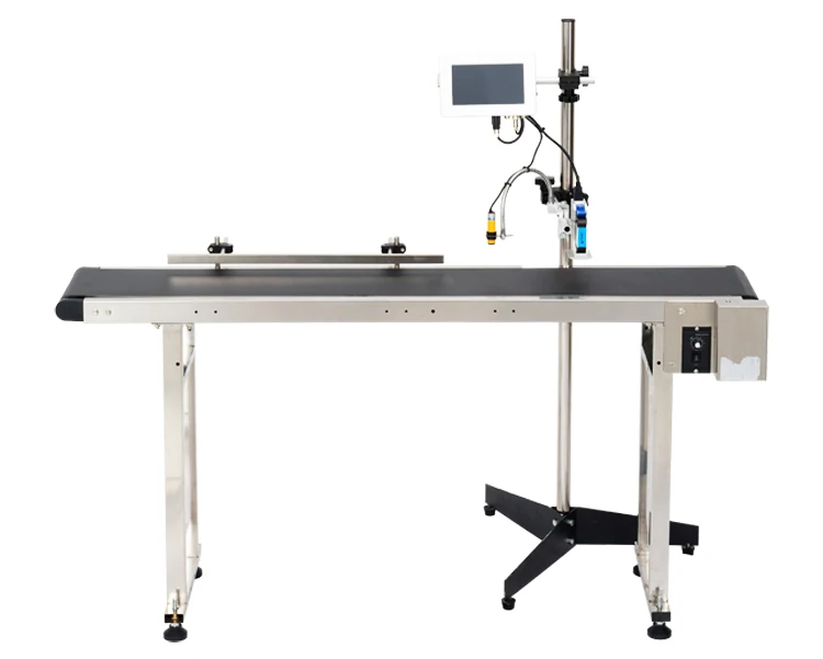 25.4/50.8mm Online Tij Inkjet Printer for Assembly Line Production of Bottle Carton Metal Date Logo Text Facts Table Printing