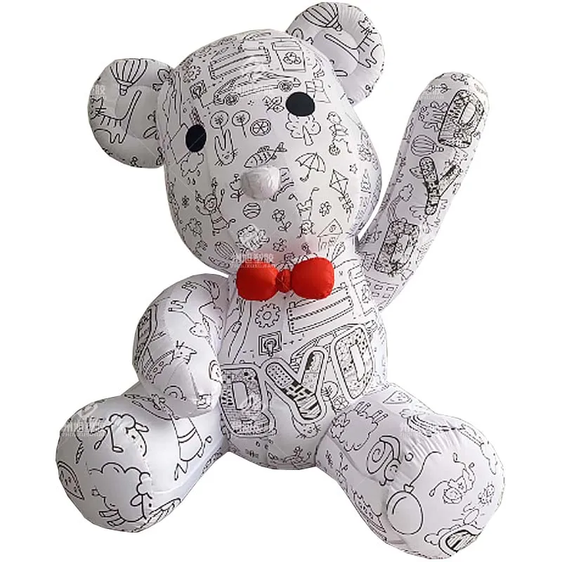 Inflatable Rabbits,Black and White Graffiti Rabbits,Festive Event Decorations