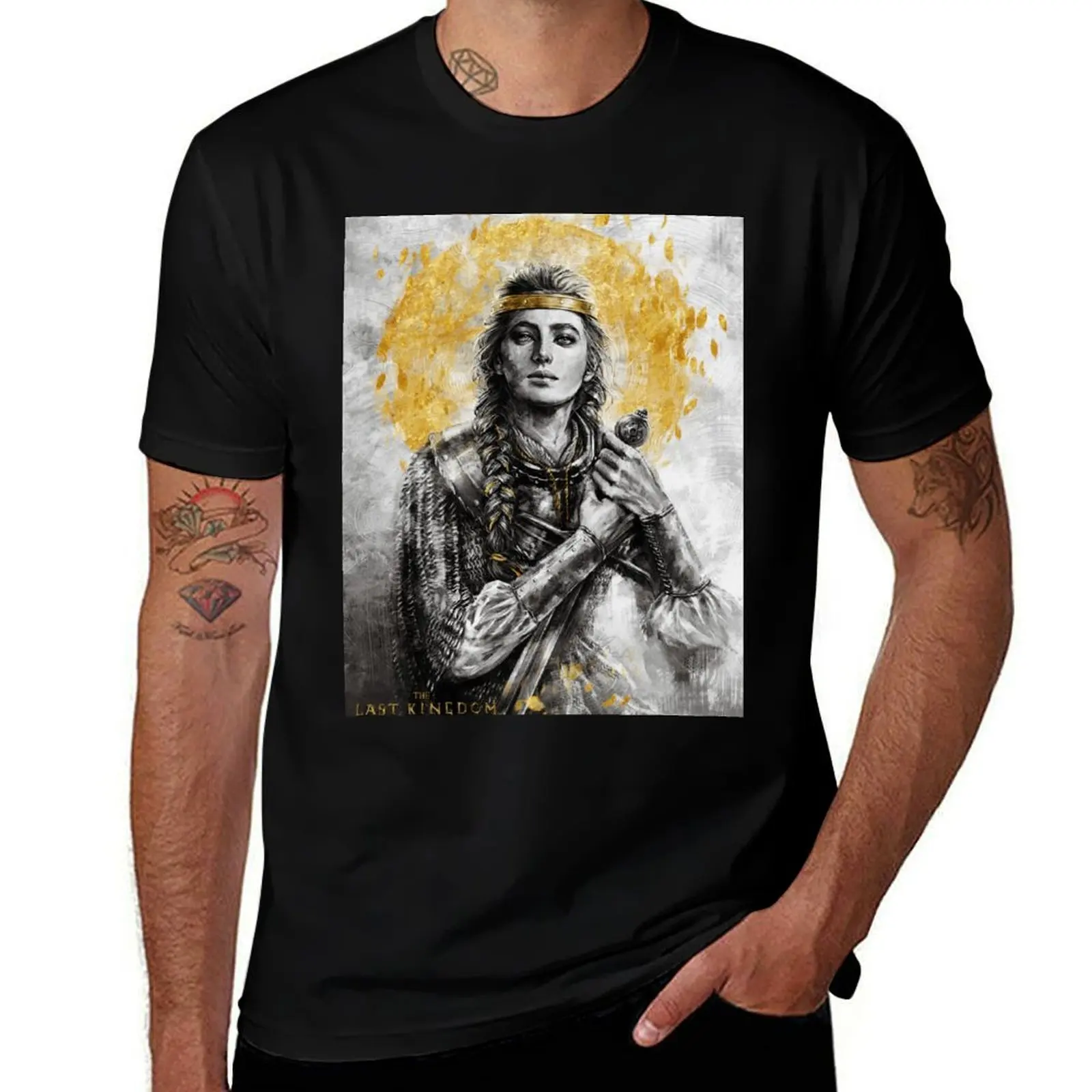 Футболка Lady of the Mercians - The Last Kingdom, базовая хлопковая футболка больших размеров