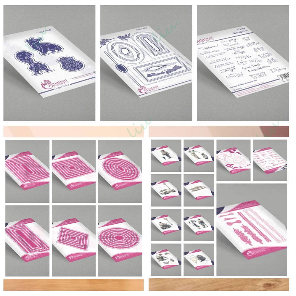 

2025 New Rustic Twine Edge Collection Sunrise to Sunset Collection Metal Cutting Dies for DIY Scrapbooking Handmade Photo Album