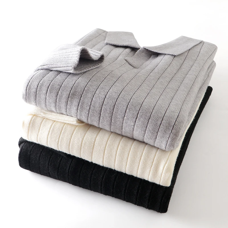 Bequemer Herren-Strickpullover Ne Pullover Soft Fluffy Autumn Faion Casual Sle Flower Patterned Strickwaren