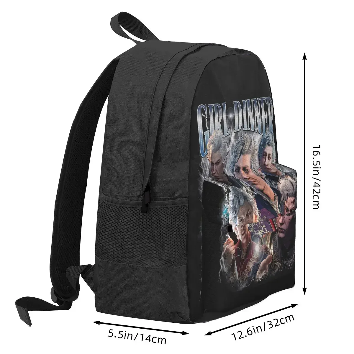 Astarion Baldurs Gate 3 Girl Dinner Vintage Backpack Boy Girl Bookbag Children School Bags Rucksack Travel Rucksack Shoulder Bag