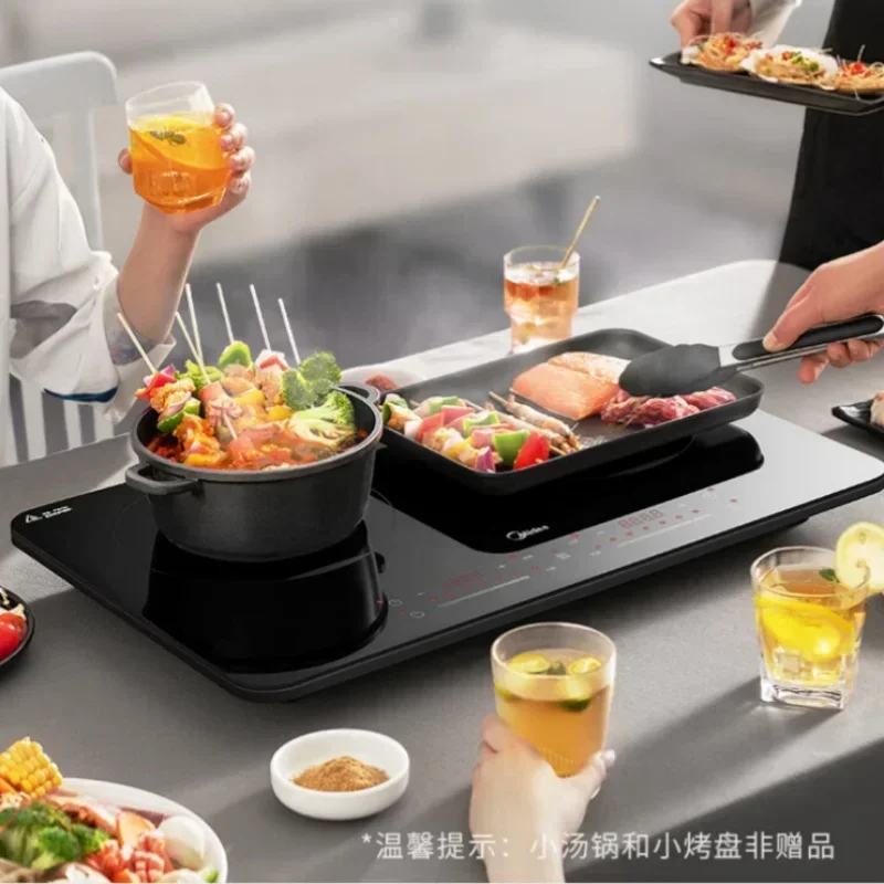 Cross-borderMidea 3500W High Power Double Induction Cooker For Commercial And Home Use With Smart Timing MC-DZ35W5-111 220V