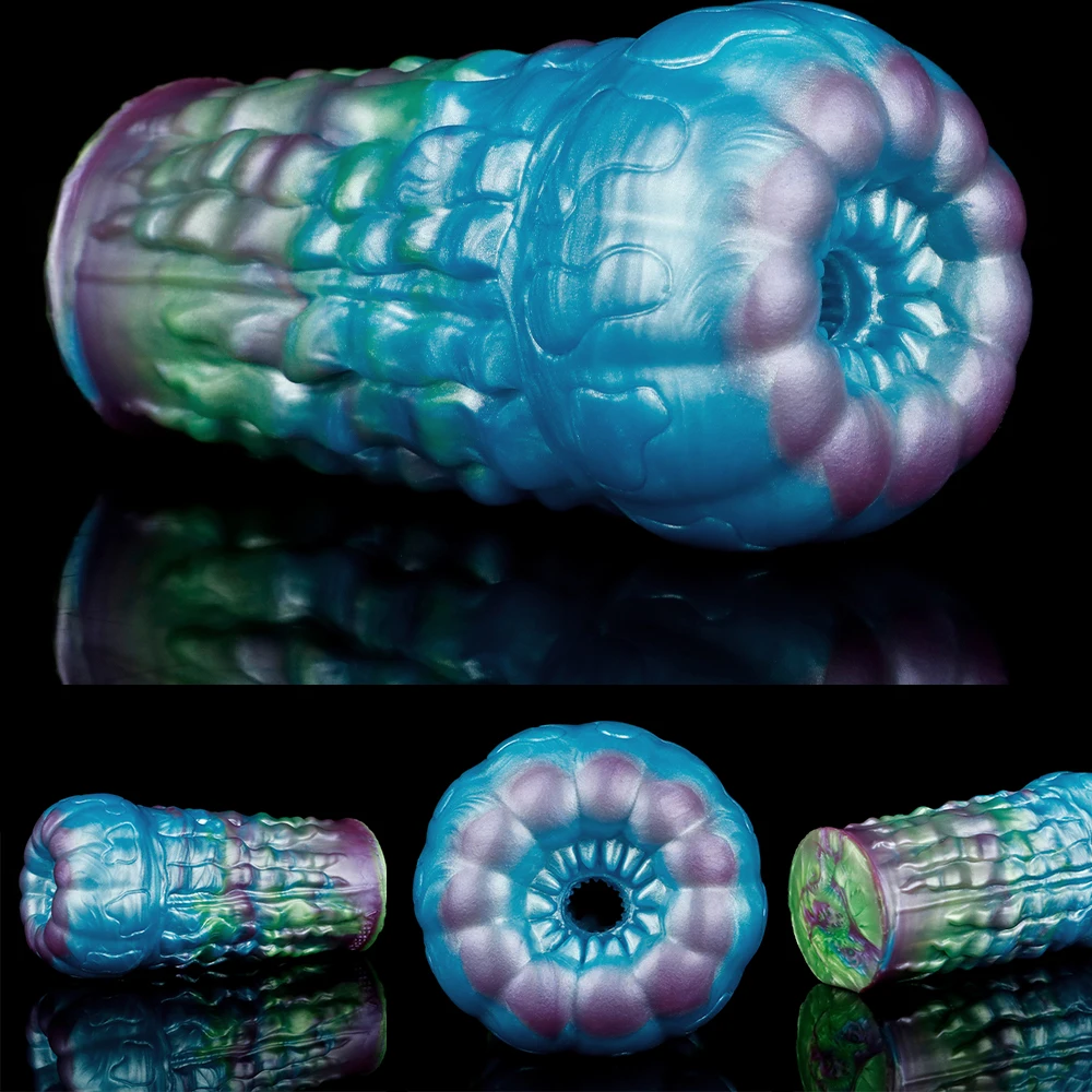 LUUK Fantasy Unique Soft Silicone Colorful Portable Male Masturbator Stroker Pocket Pussy Onahole Erotic Sex Toy for Man Game