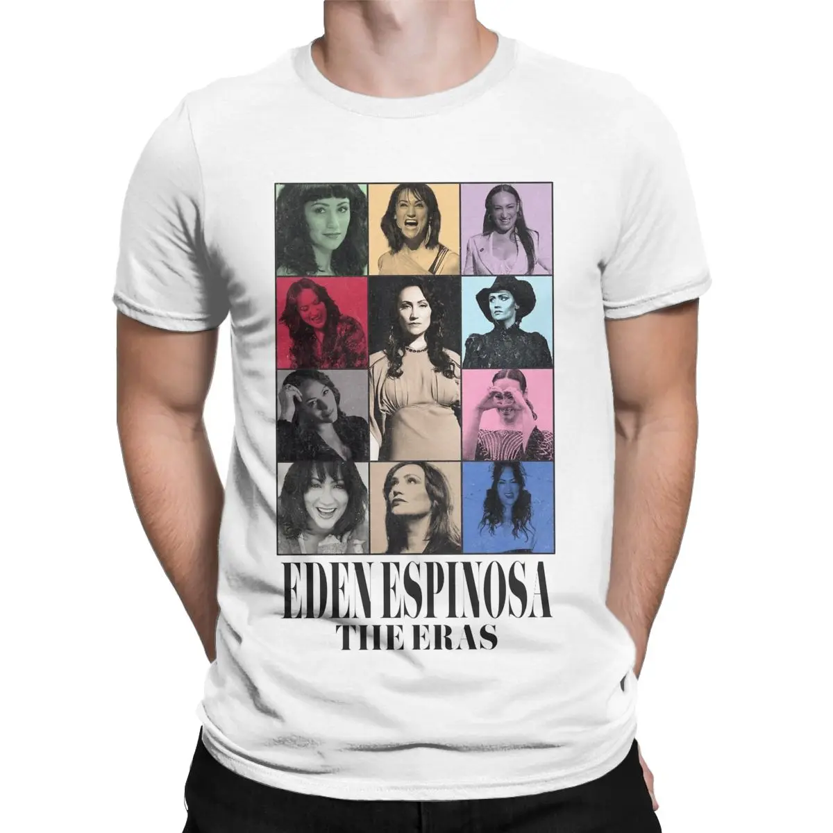 Funny Vintage Musical Eden Espinosa Eras Tour T-Shirts for Men Women 100% Cotton Tees Shirt Classic Clothes