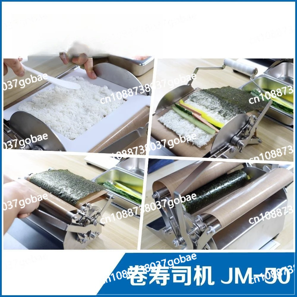 Commercial Sushi Roller Manual DIY Sushi Making Machine Stainless Forming Machine Round/Square