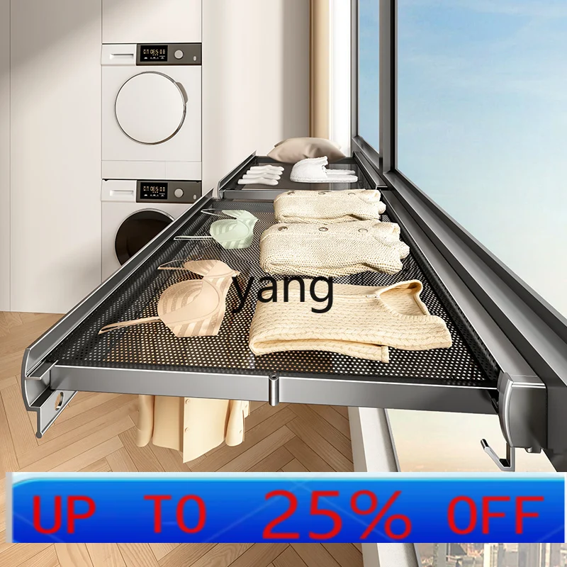 

LTT telescopic net non-punching bay window drying shelf drying artifact