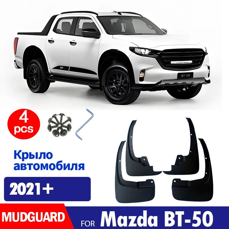 

for mazda bt50 bt-50 2021 2022 2023 2024 2025 Mudguard Fender Mud Flap Guards Splash Mudflaps Front Rear 4pcs