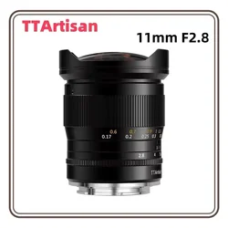 TTARTISAN 11mm F2.8 Full Frame Fisheye Wide Angle Manual Lens For Sony E Canon EF Fujifilm GFX Nikon F Leica Mirrorless Camera