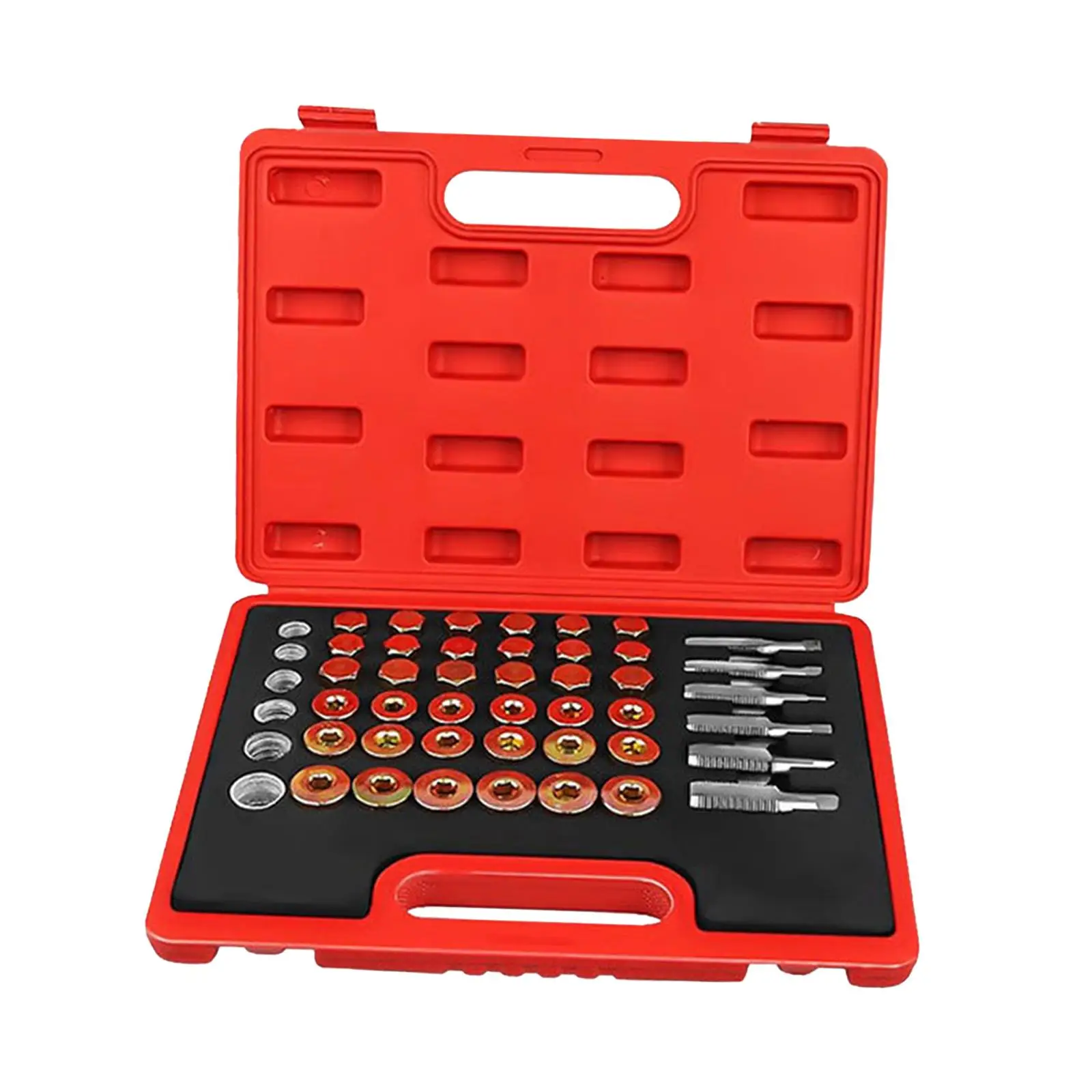 Oil Pan Thread Repair Kit Accessory Stainless Steel Reusable Easy to Install Replace Parts Carry Case Thread Taps M13 to M22