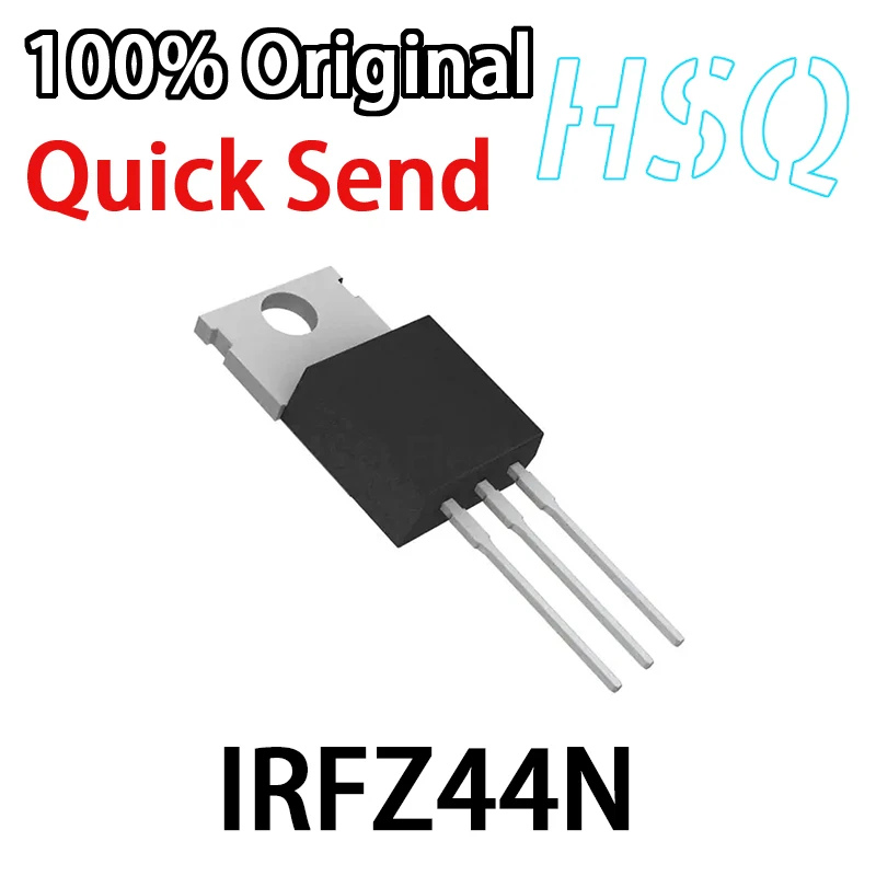 

5PCS Original IRFZ44NPBF IRFZ44N TO-220 N Channel 55V/49A Direct-Plugged MOSFET Field Effect Tube