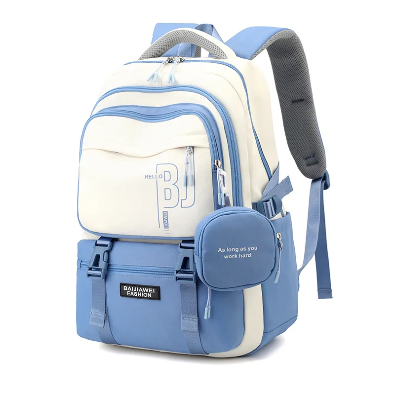 Berühmte Marke Designer BAIJIAWEI Kinder Rucksack Mit Geldbörse Hohe Schule Student Schule Taschen Kinder Wasserdichte Schulranzen Teenager