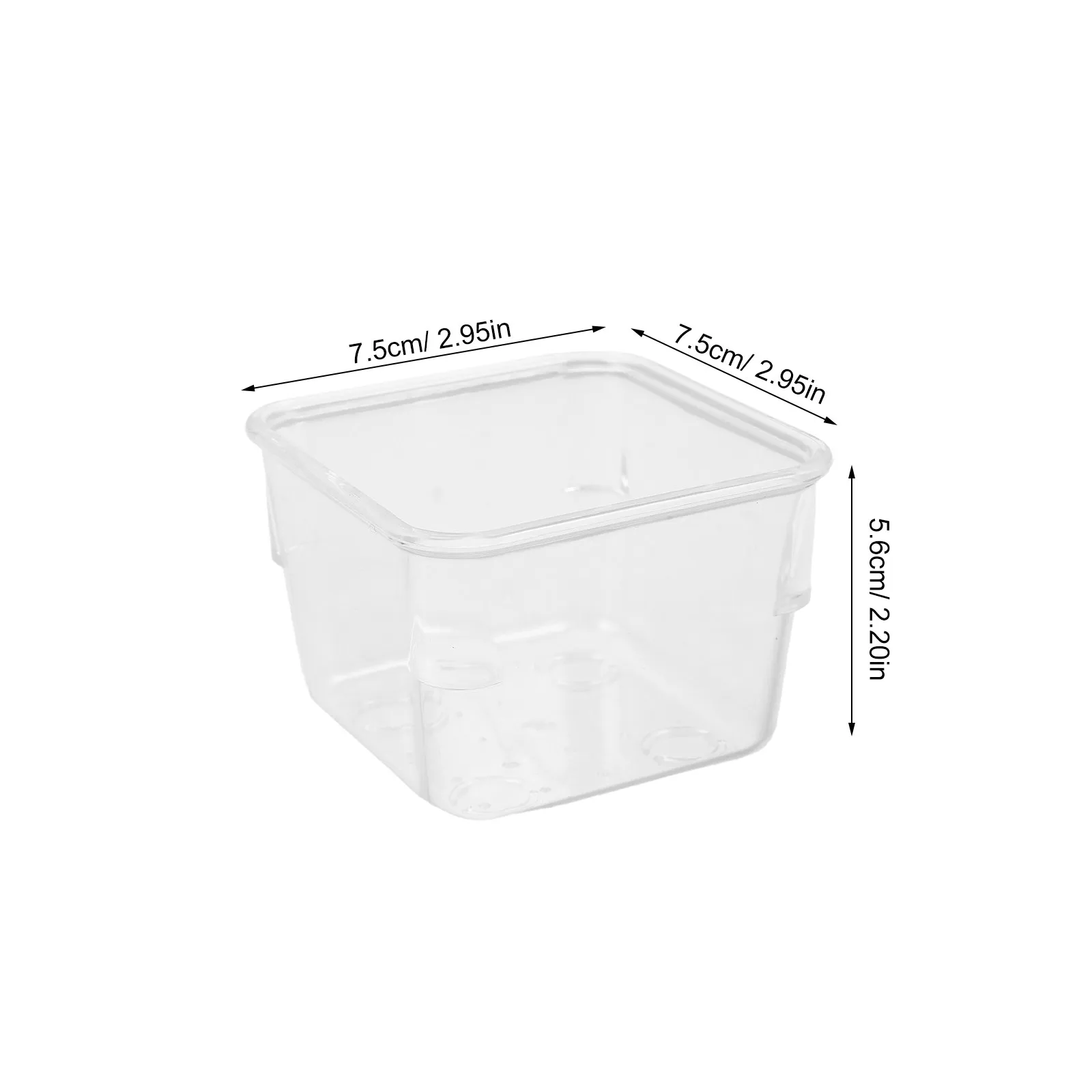 24Pcs Clear Plastic Drawer Organizers Stackable Vanity Storage Boxes for Makeup Cosmetics Jewelry Small Transparent Storage Bins