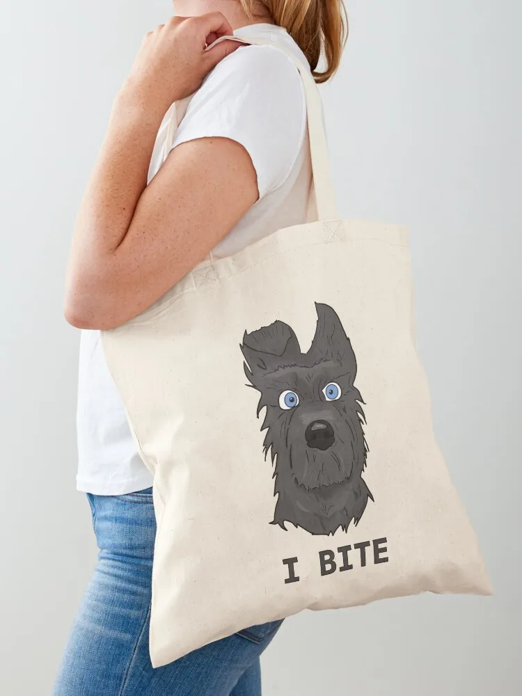 Chief - Isle of Dogs “I Bite” Tote Bag canvas shopping bag Shopper Canvas Tote Bag