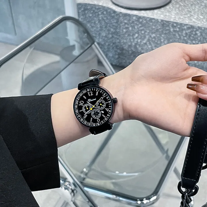 Dimi relógio feminino marca de moda na moda nicho luz luxo cinto quartzo novo relógio dar sua namorada um presente aniversário