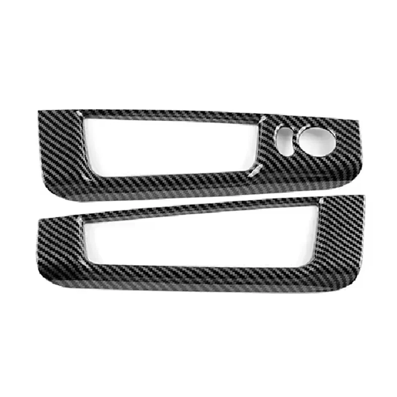 

For Fiat 500 Abarth 595 Rearview Mirror Adjustment Switch Trim Carbon Fiber For Fiat 500 Abarth 595