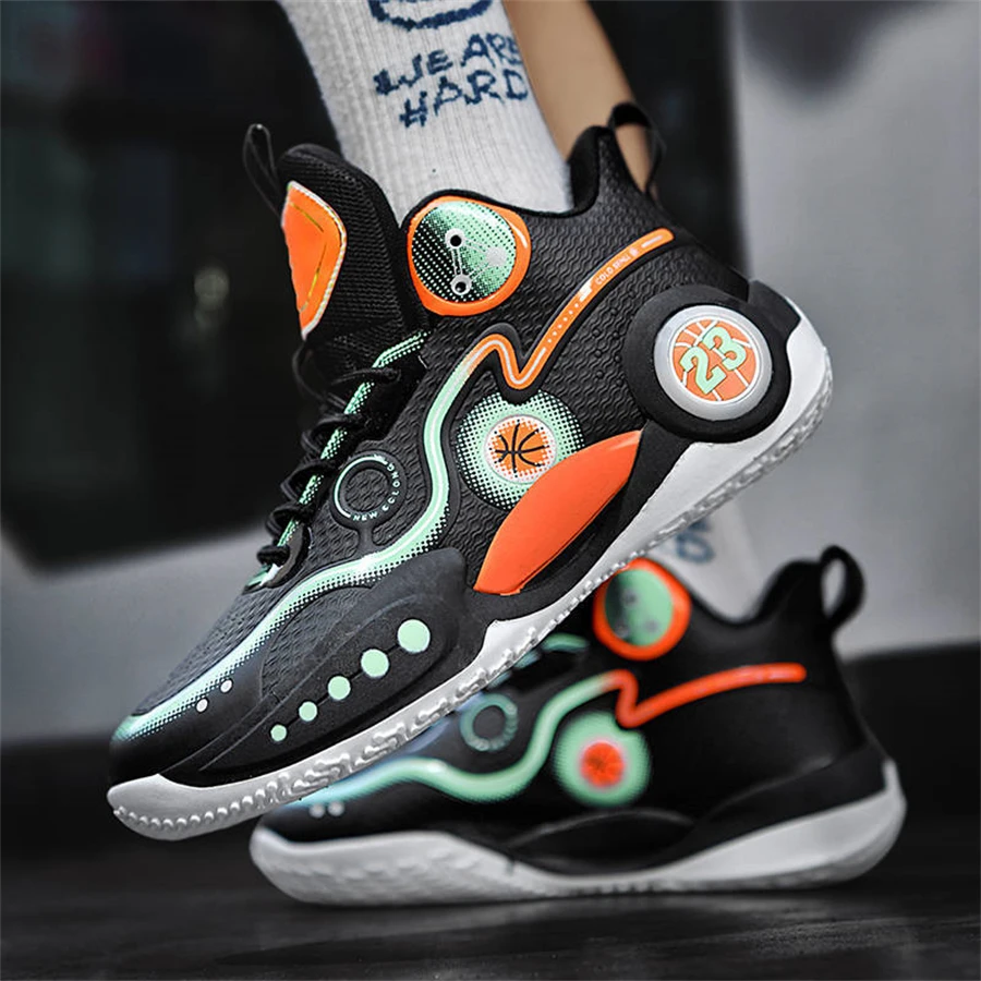 

2024 New Basketball Shoes Men Women Breathable Wear resistant Shock-absorbing Sports Shoes Casual sneakers for couples