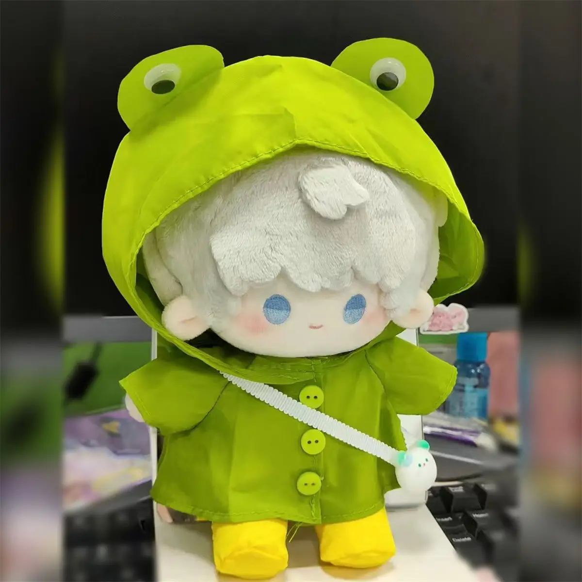 

20CM Doll Clothes Green Flog Suit For Stuffed Toy Dolls