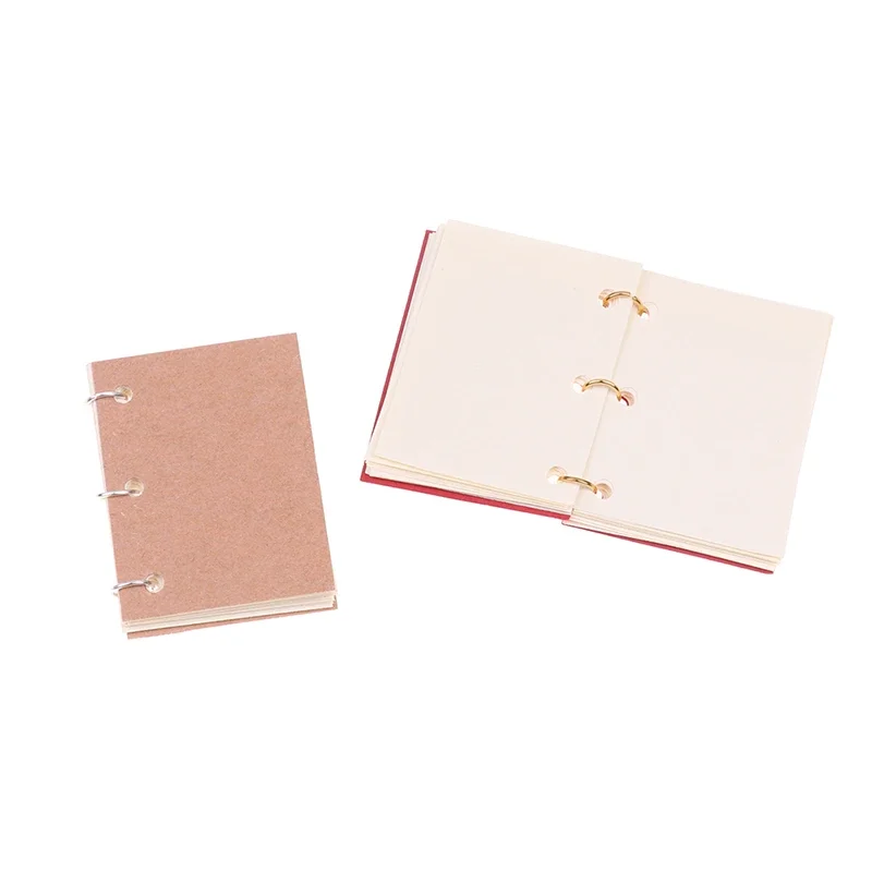 Casa de muñecas en miniatura, libro de ejercicios de simulación, modelo DIY, accesorios para cuaderno de papel, decoración de escena de sala de estudio, juguetes, 1 Uds.