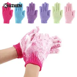 Gants de bain extensibles à cinq doigts, mousse, boue de frottement, peeling, douche, livres de gIslande, massage corporel, accessoires de bain isotBath, 1 paire