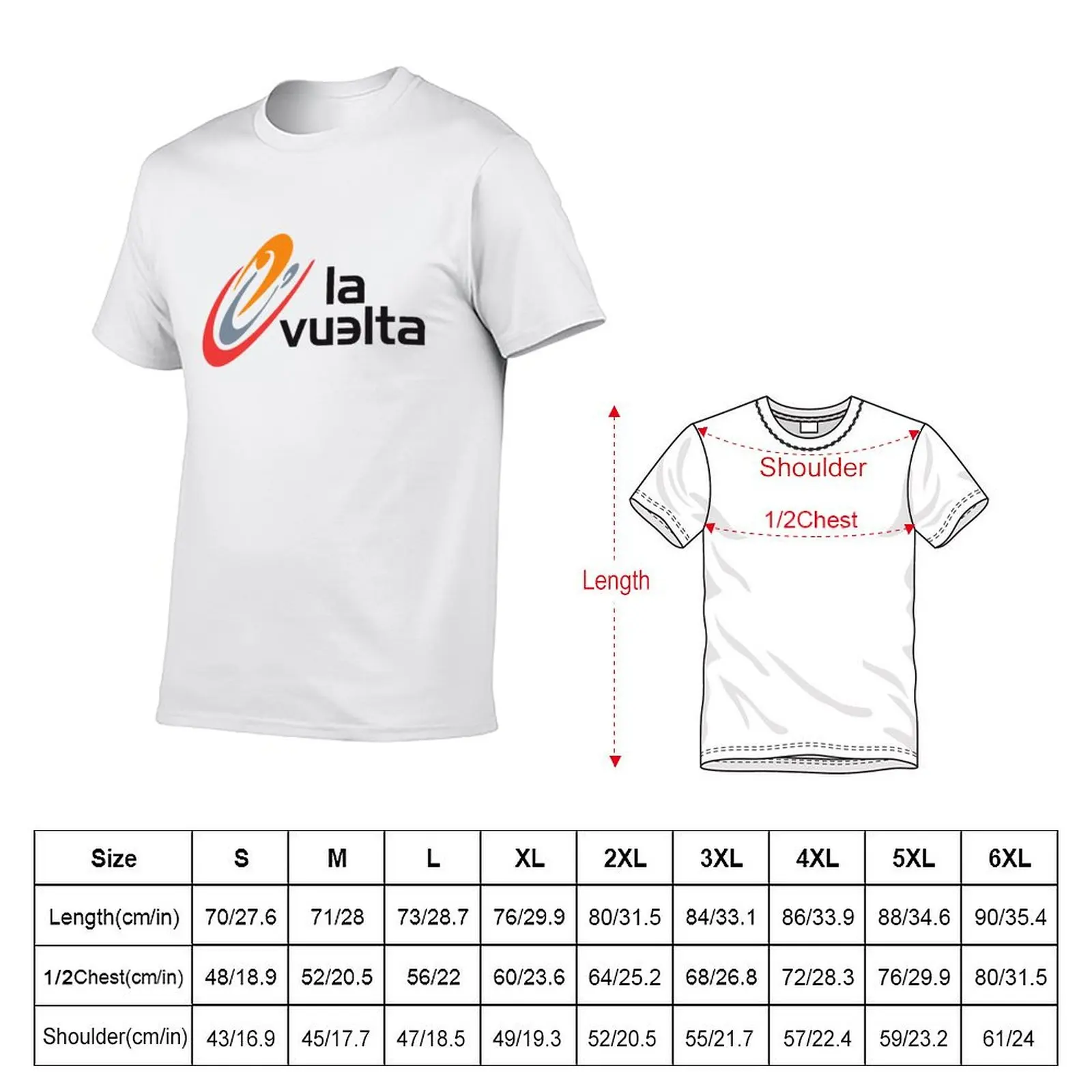 Vuelta A Espana T-Shirt Work Daily Short Sleeve Top