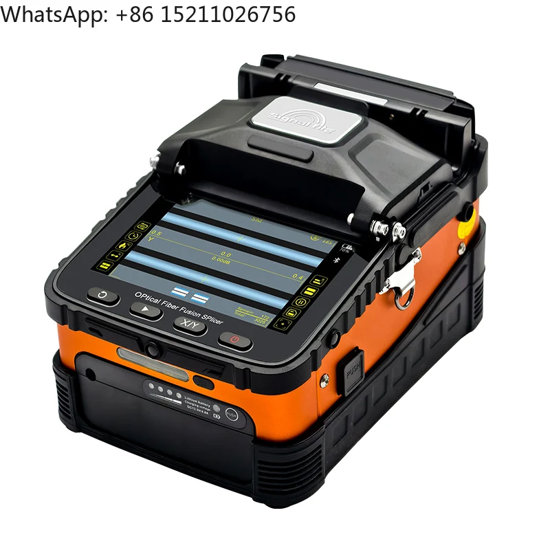 APT AI5 PRO Orange Fiber Optic Fusion Splicer SC FTTH Single-mode/Multimode Metal+Plastic