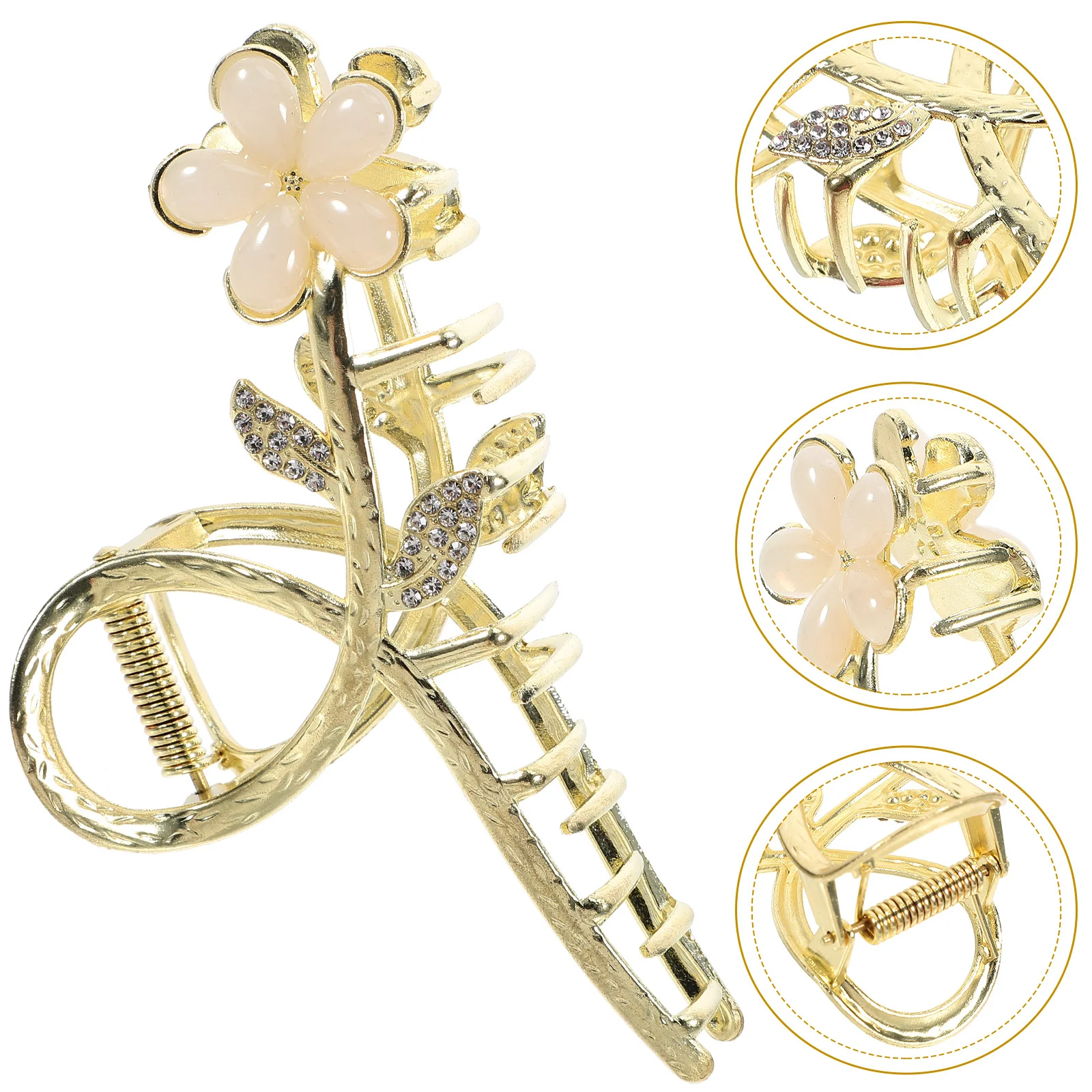 

Delicate Metal Claw Clip for Women Cat Eye Design Bright Colors Suitable for Everyday and Parties Hair Clip Hair Accessories